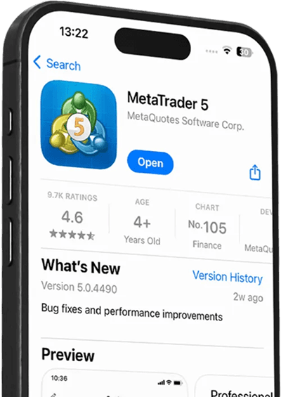 Trading app preview